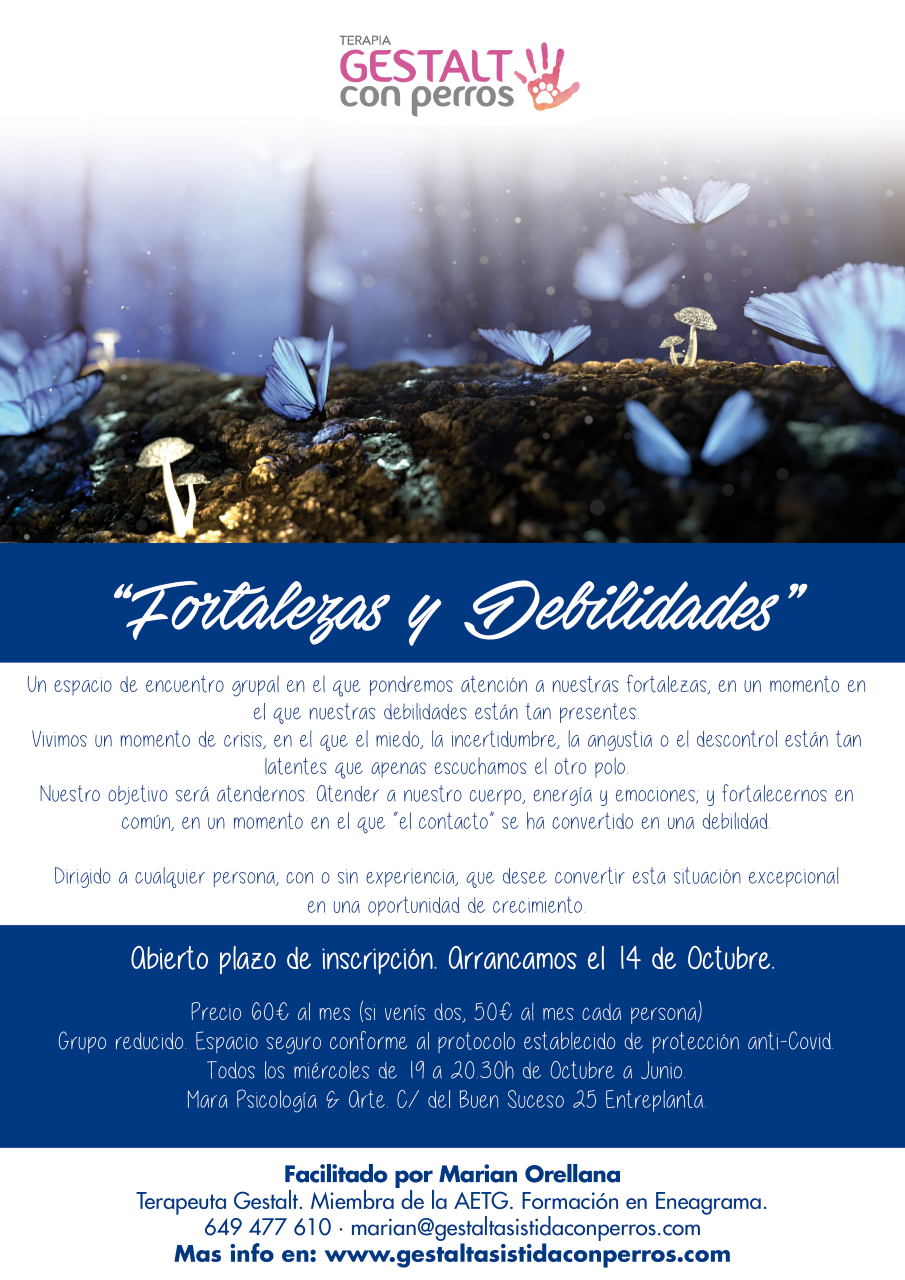 Grupo regular semanal «Fortalezas y Debilidades»